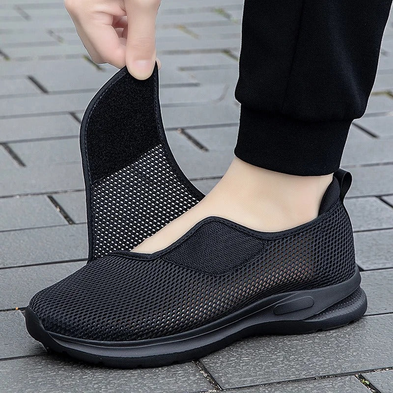 Chaussures pour les pieds larges et gonflés pour homme - 37 / MidnightBlue