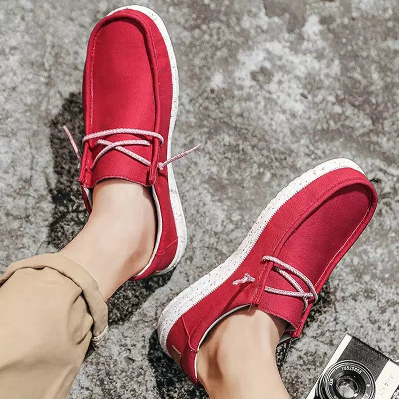 Chaussures orthopédiques adaptés aux pieds larges - 38 / Red