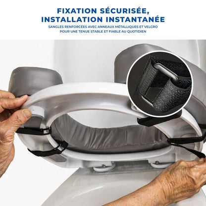 Coussin Réhausseur de Toilette Confort - Bleu