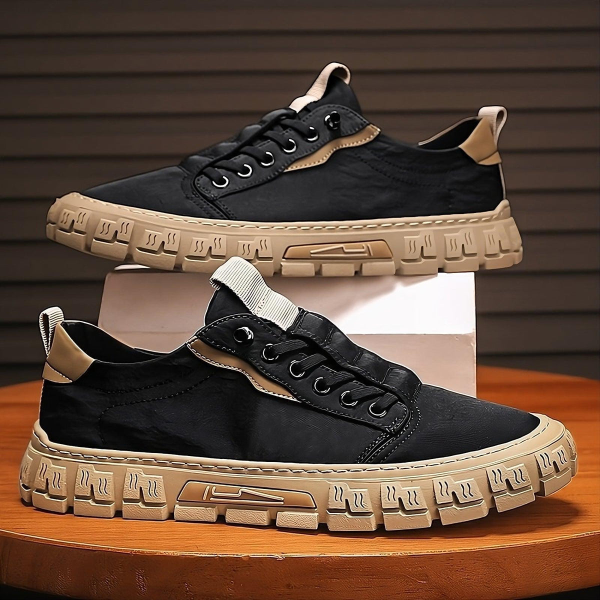 Yves Nero Alpha Urban Baskets Confort Orthopédique
