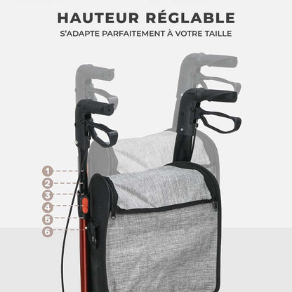 Déambulateur Rollator Tout-Terrain 3 Roues - Image 3