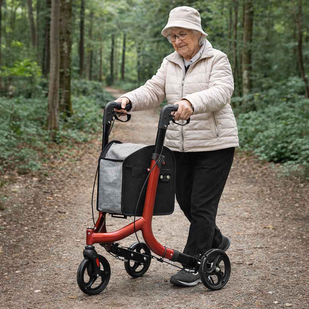 Déambulateur Rollator Tout-Terrain 3 Roues - Image 7