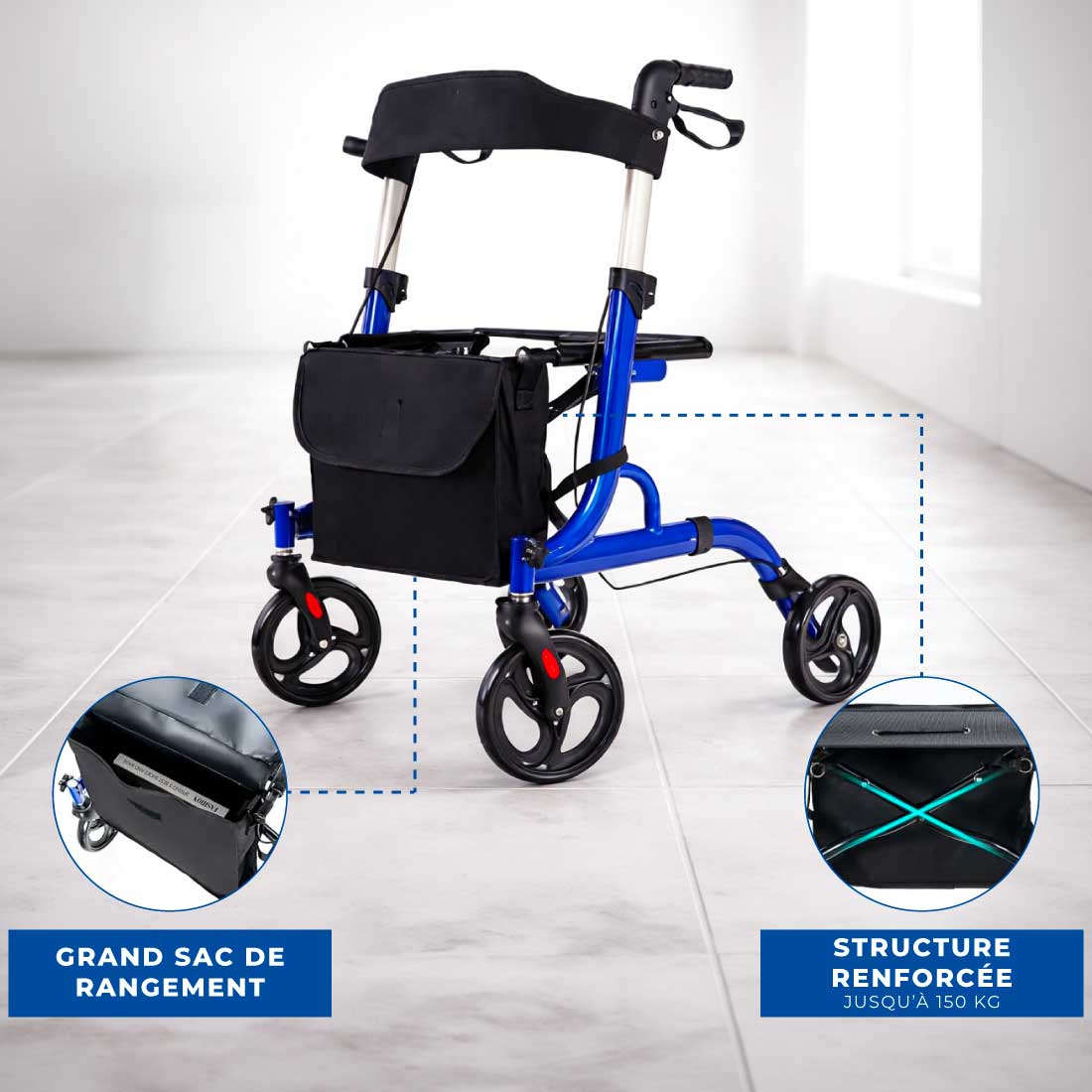 Déambulateur Rollator Tout-Terrain Ultra Léger - Image 6