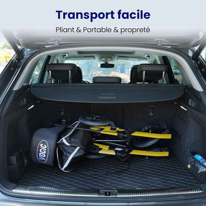 Déambulateur Tout-Terrain Grandes Roues avec Siège – Pliable - Image 7