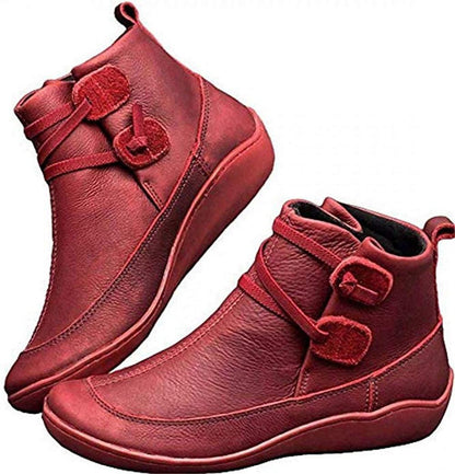 Chaussures orthopédiques d'automne et d'hiver, de couleur unie pour femmes - Krisy Confort Orthopédique