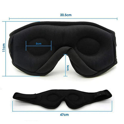Masque pour les yeux occultant avec musique stéréo sans fil Confort Orthopédique