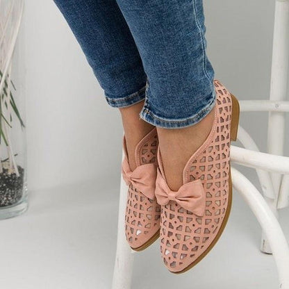 Chaussures plates à bout pointu pour Femmes - Bowtie Confort Orthopédique