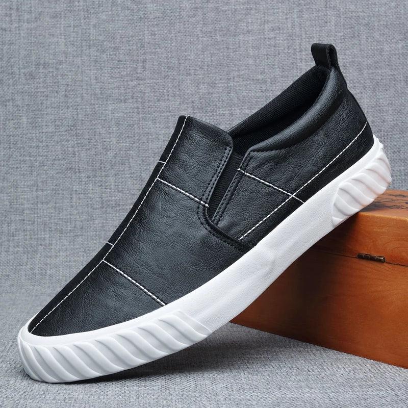 Baskets en cuir - Thomas Couture Confort Orthopédique