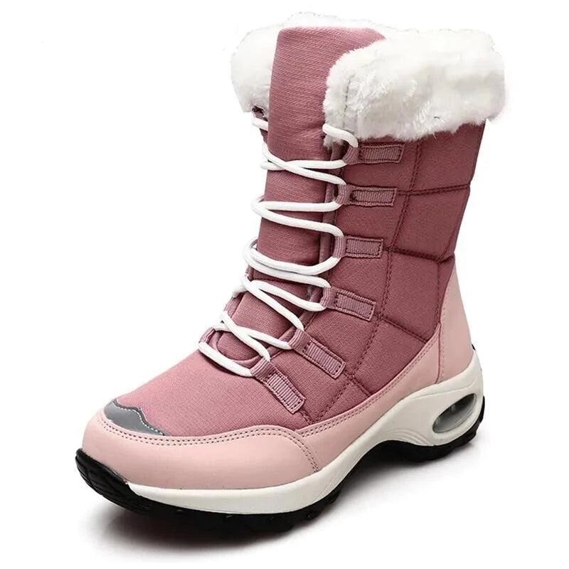 Bottes femmes chaudes à lacets Teckoo Confort Orthopédique