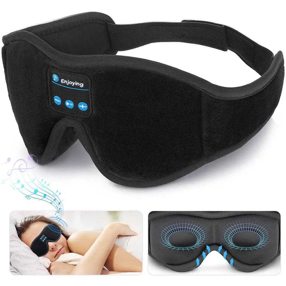 Masque pour les yeux occultant avec musique stéréo sans fil Confort Orthopédique