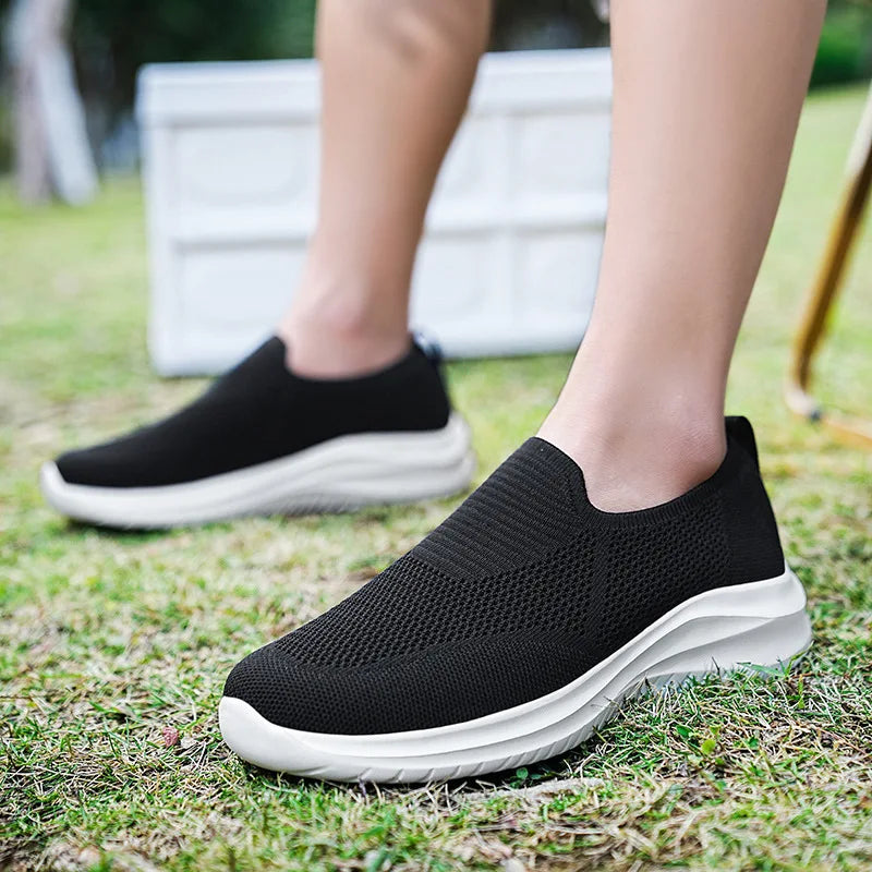 Basket orthopédique femme - Amelina - Blanc noir / 40