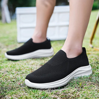 Basket orthopédique femme - Amelina - Blanc noir / 40