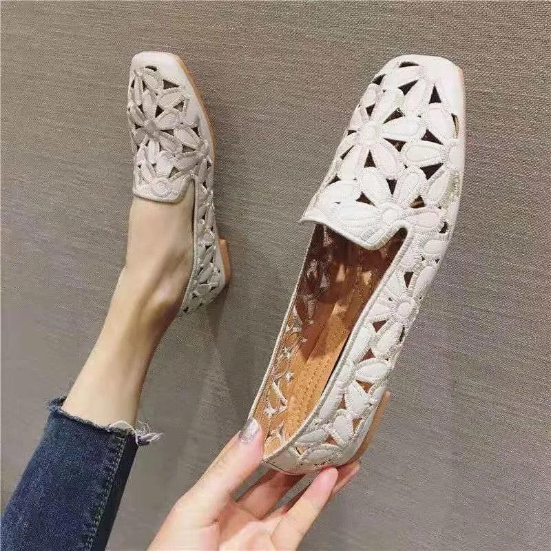 Chaussures orthopédiques d'été à bout carré pour femmes - Umita Confort Orthopédique