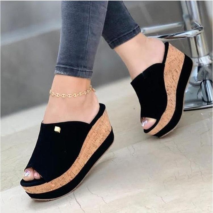 Sandales à talons hauts plate-forme pour Femmes - Parker Confort Orthopédique