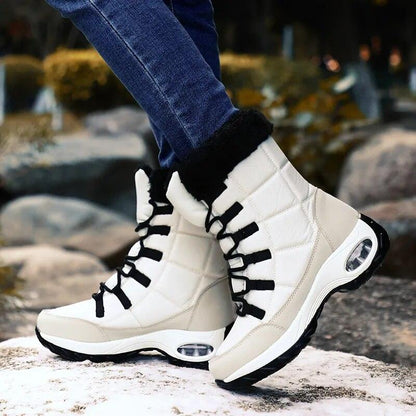 Bottes femmes chaudes à lacets Teckoo Confort Orthopédique