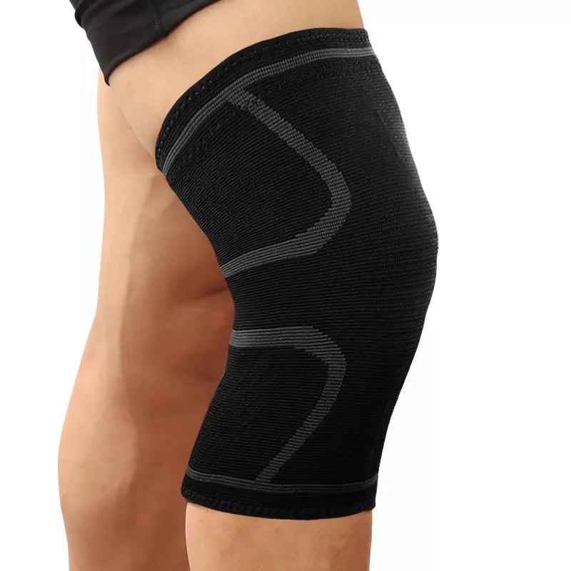 Orthèse genou noire - Confort Orthopédique