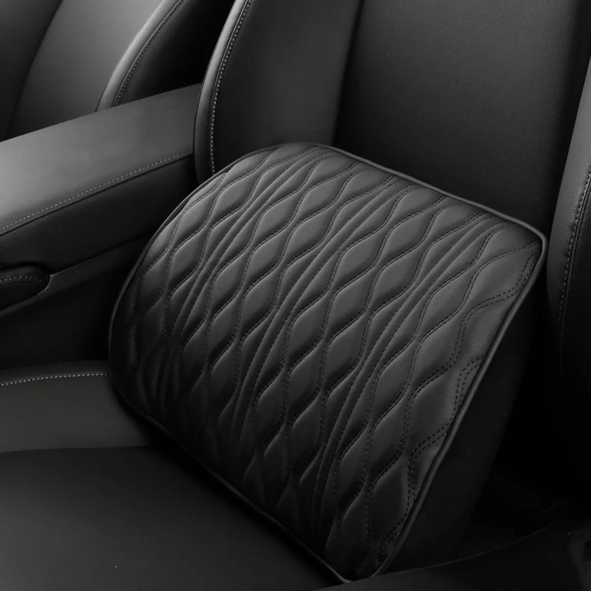 Oreiller de cou de voiture en cuir PU Confort Orthopédique