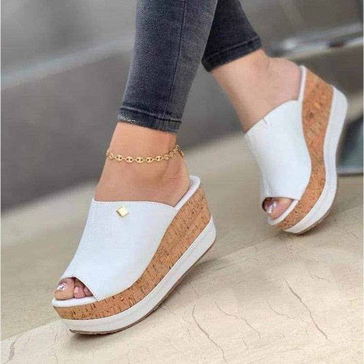 Sandales à talons hauts plate-forme pour Femmes - Parker Confort Orthopédique