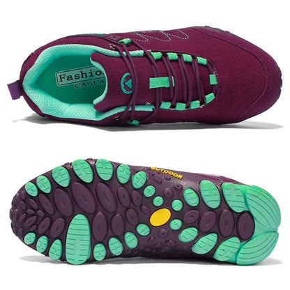 Chaussures orthopédiques en cuir de randonnée en plein air pour Femmes - Tex Confort Orthopédique