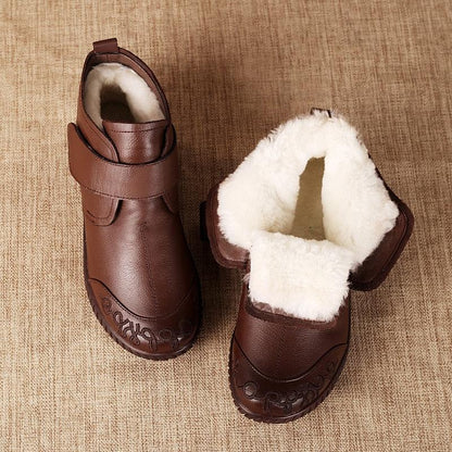 Chaussures Orthopédique de rinçage en cuir pour femmes Confort Orthopédique