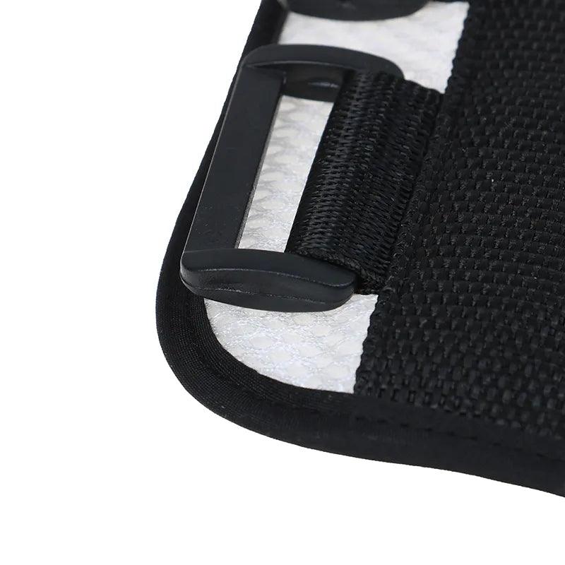 Attelle bras : confort et protection pour vos articulations – détail de la texture en mesh et des éléments de fixation