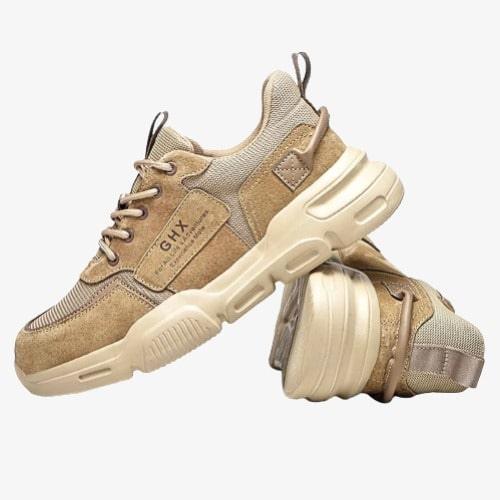 Chaussures de sécurité légères en cuir et daim - GHX Confort Orthopédique