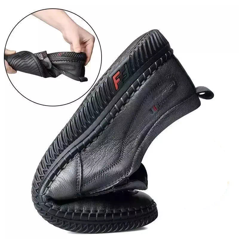 Mocassin orthopédique pour les seniors - 37 / Black