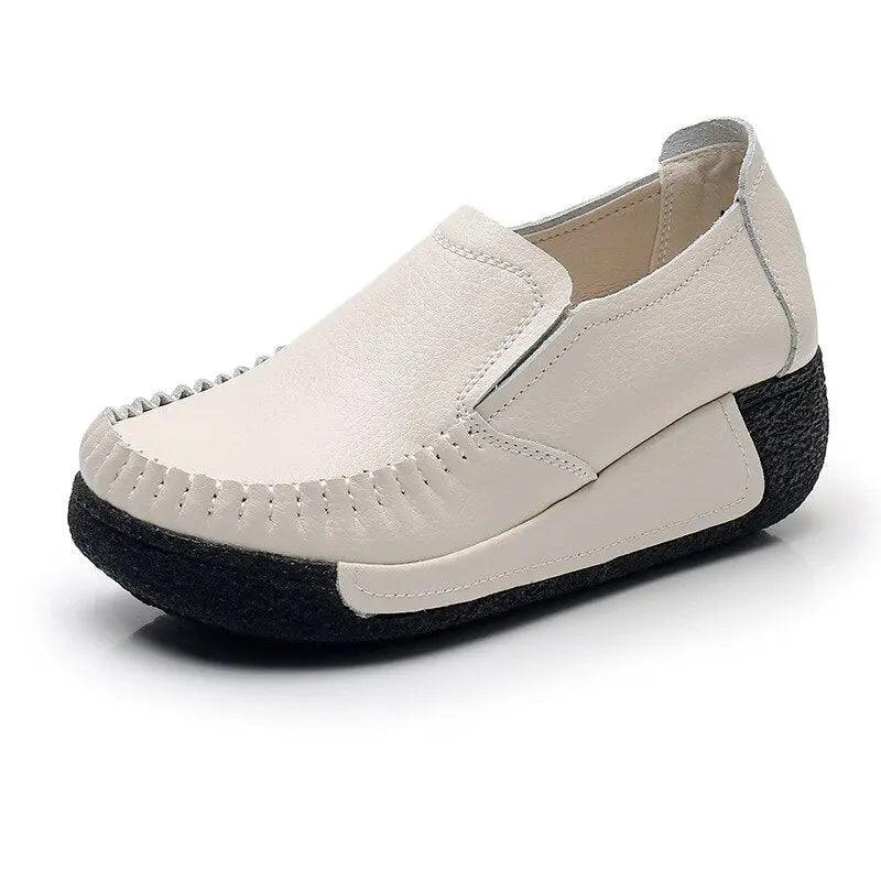 Mocassins à plateforme Orthopédiques pour Femme Confort Orthopédique