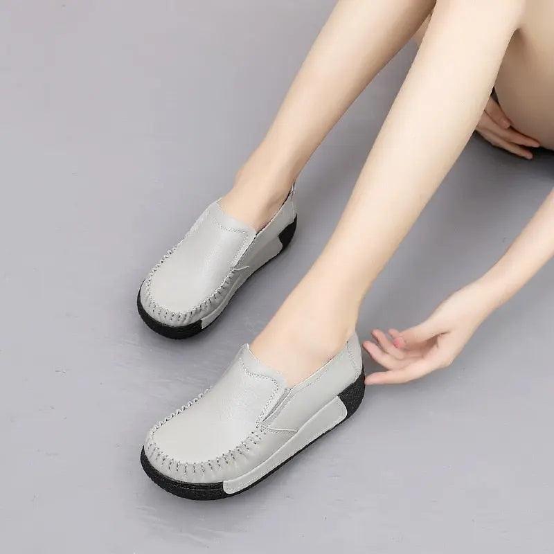 Mocassins à plateforme Orthopédiques pour Femme Confort Orthopédique