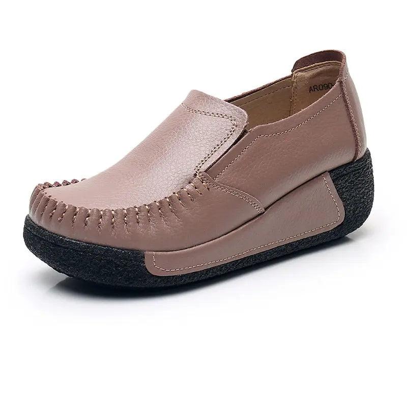 Mocassins à plateforme Orthopédiques pour Femme Confort Orthopédique