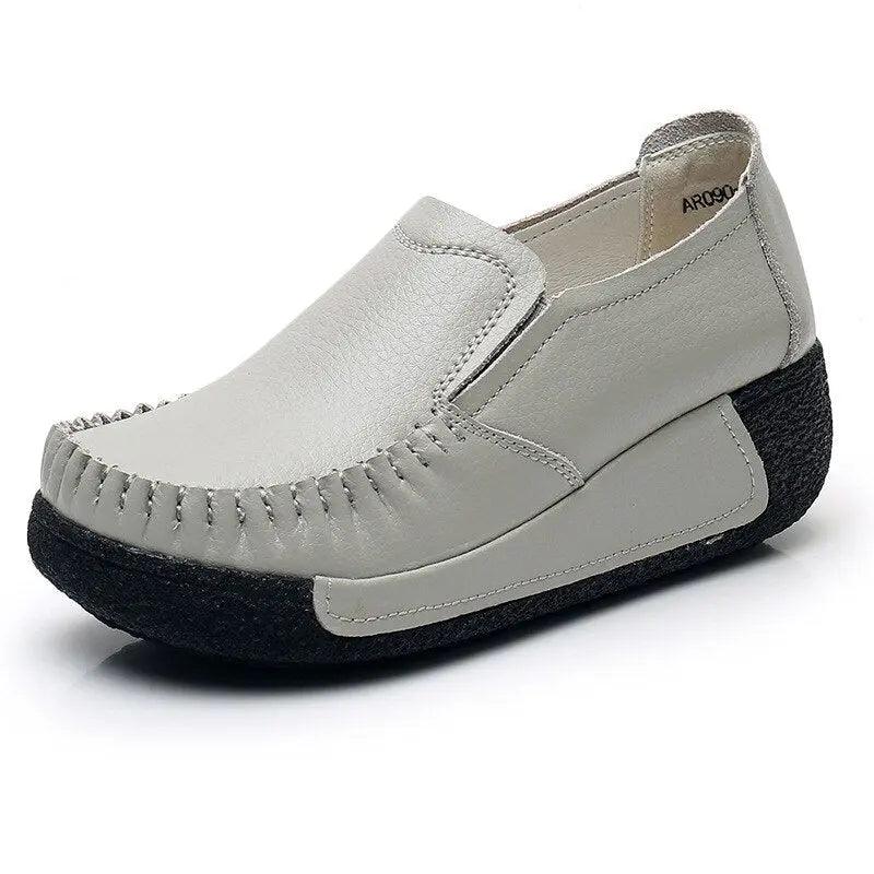 Mocassins à plateforme Orthopédiques pour Femme Confort Orthopédique