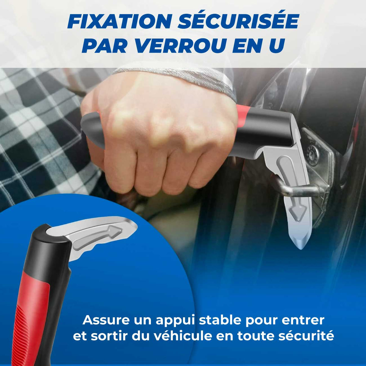 Poignée d’Aide Voiture Senior - Appui Sécurisé - Image 3