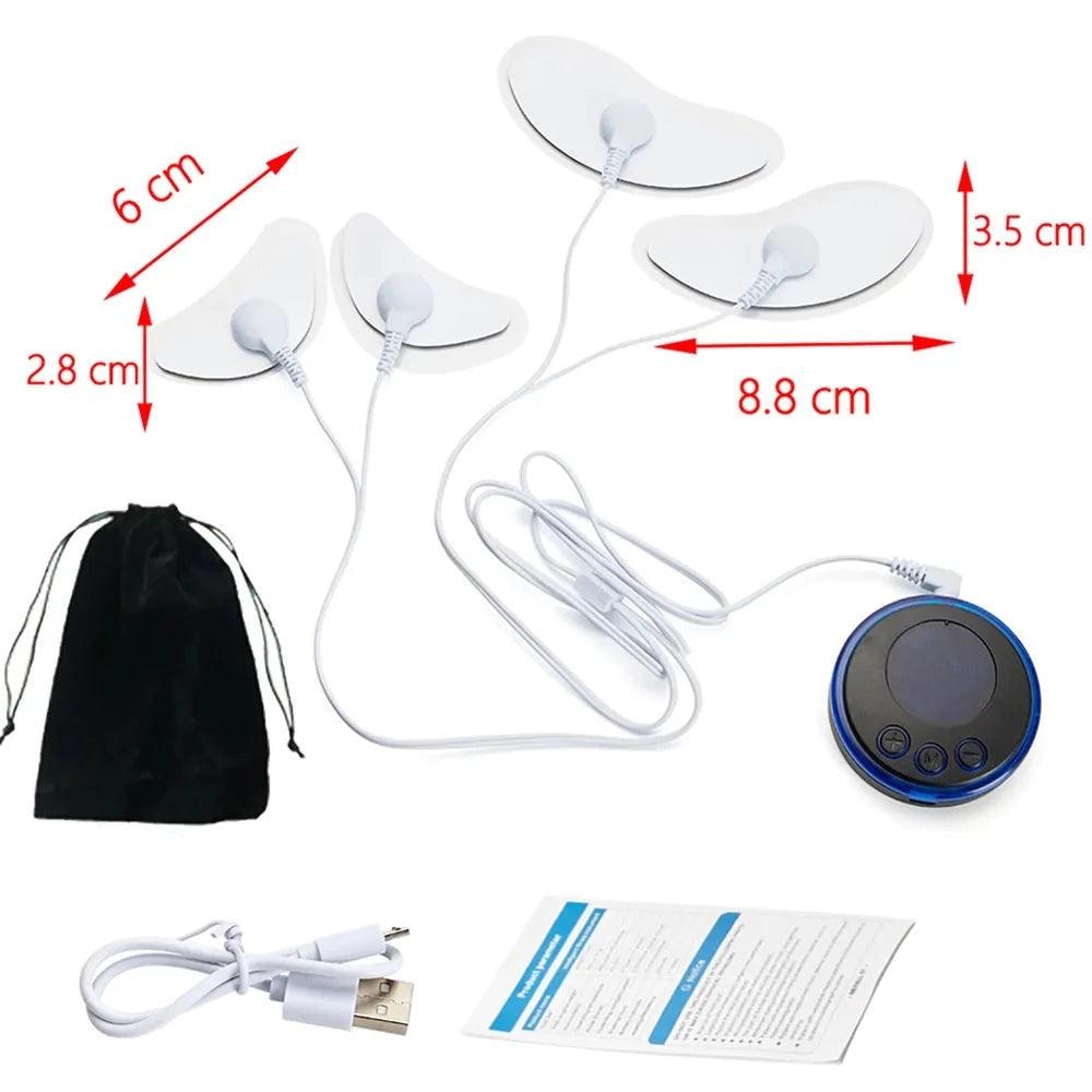 Appareil de massage facial anti-déformable – vue de côté montrant la texture douce en silicone et les courbes ergonomiques