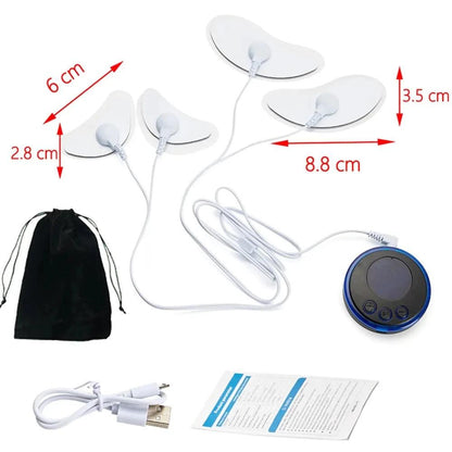 Appareil de massage facial anti-déformable – vue de côté montrant la texture douce en silicone et les courbes ergonomiques