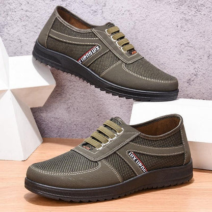 Chaussures en tissu respirant pour hommes - Purn Confort Orthopédique