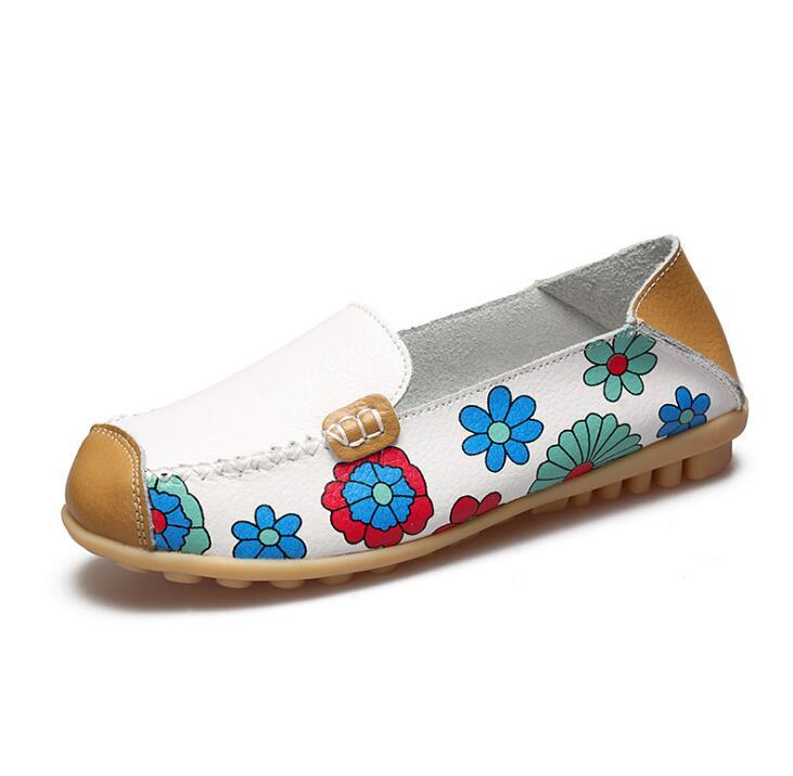 Chaussures orthopédiques en cuir fendu sans lacet pour Femmes - Orazia Confort Orthopédique