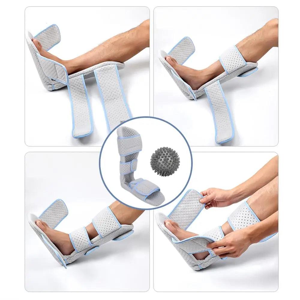 Attelle Botte de marche entorse Cast Boot – vue d'ensemble montrant le design ergonomique et les sangles ajustables en polyester