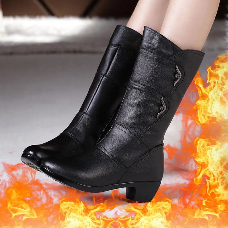 Bottes femmes mi-longues Jugo Confort Orthopédique