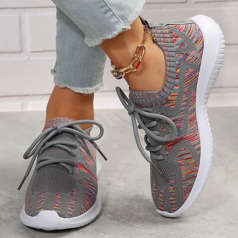 Basket Femme - Tendance Tropicale Confort Orthopédique