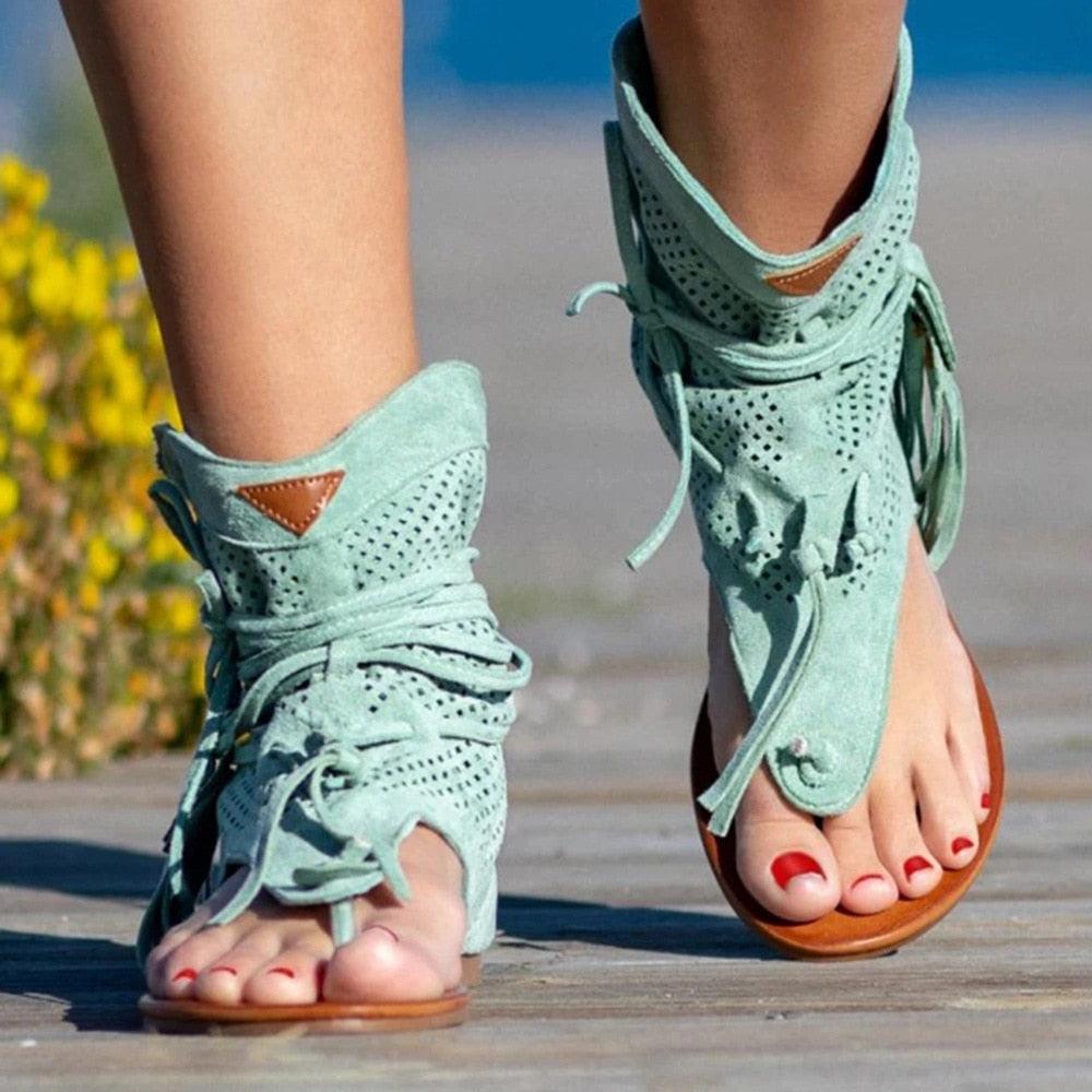 Sandales gladiateur décontractées mode été pour femme - Rivaty Confort Orthopédique