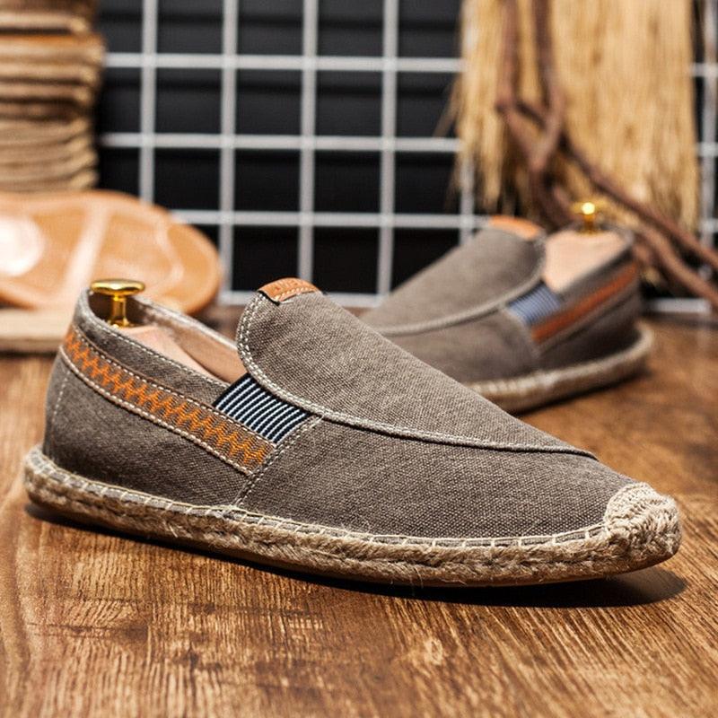 Chaussures plates en chanvre pour hommes - Tivo Confort Orthopédique