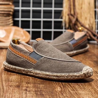 Chaussures plates en chanvre pour hommes - Tivo Confort Orthopédique