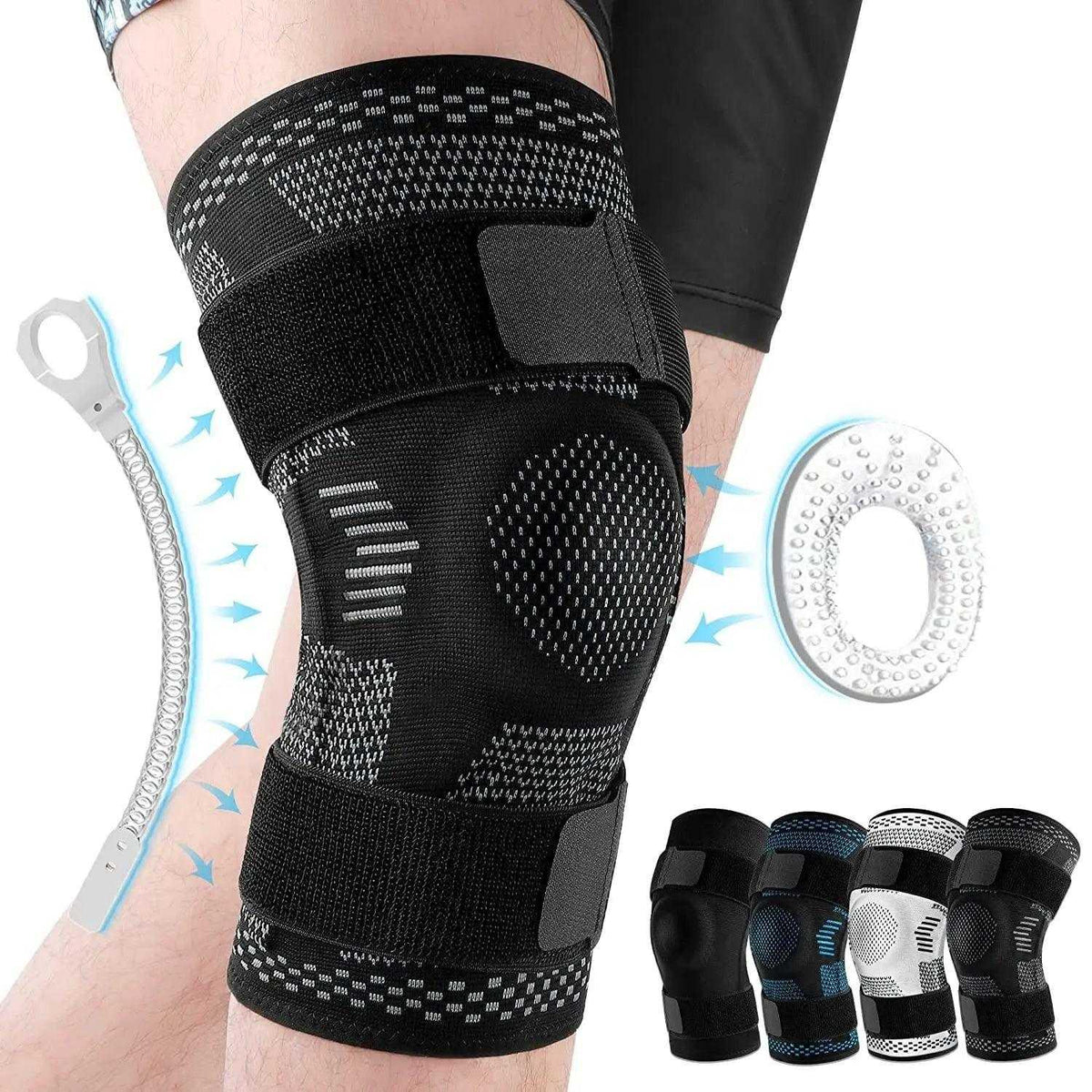Genouillère menisque à renforts - Confort Orthopédique