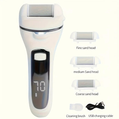Râpe à pied électrique - Kit rechargeable pour soins des pieds - Image 6