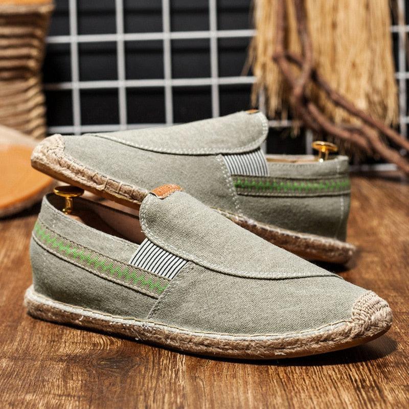 Chaussures plates en chanvre pour hommes - Tivo Confort Orthopédique