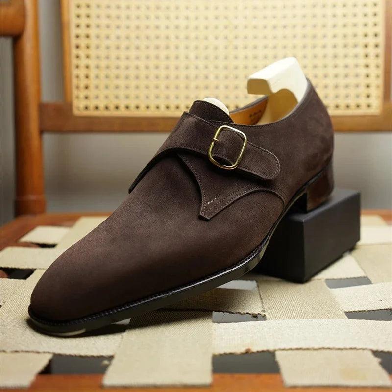 Chaussures en daim - Francesco Confort Orthopédique