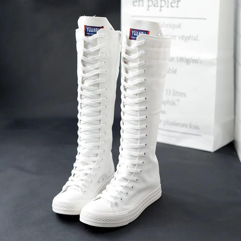 Bottes femmes en toile Roggy Confort Orthopédique