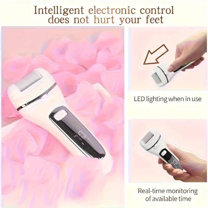 Râpe à pied électrique - Kit rechargeable pour soins des pieds - Image 5