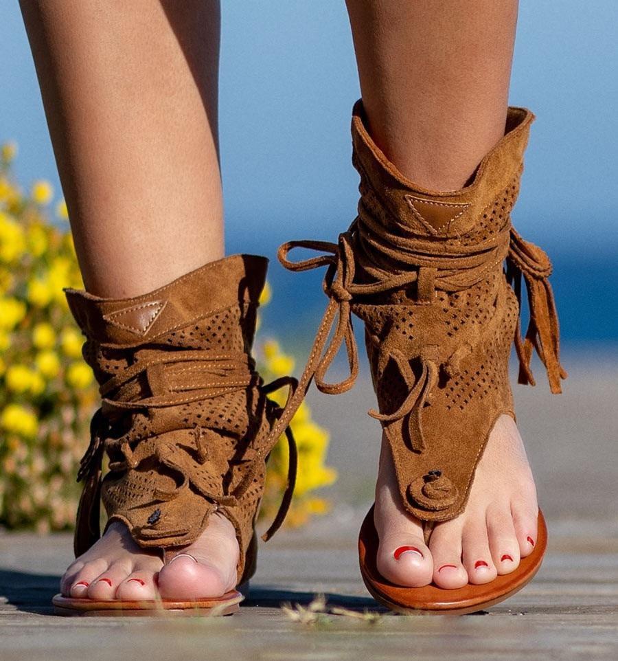 Sandales gladiateur décontractées mode été pour femme - Rivaty Confort Orthopédique