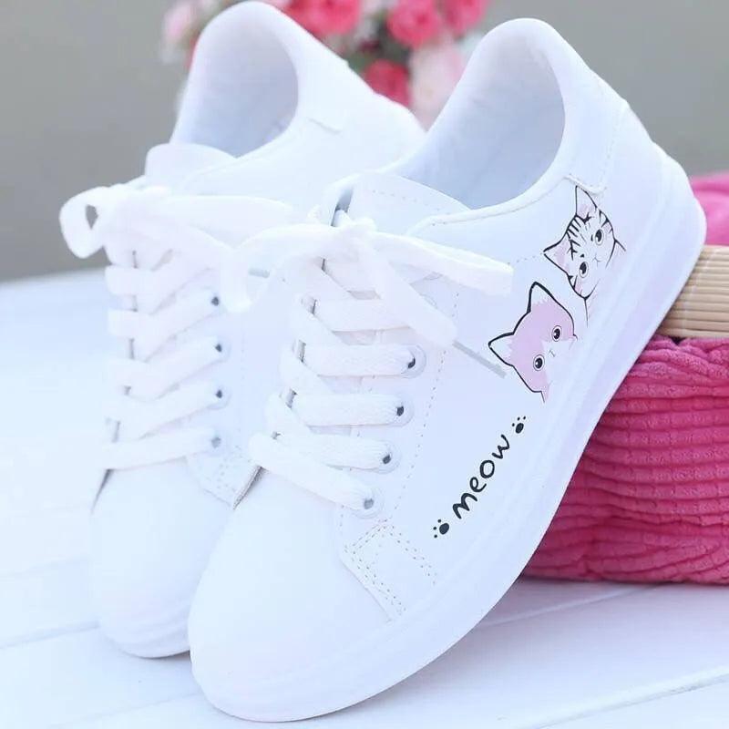 Chaussures Orthopédiques imprimées à lacets pour femmes Loky Confort Orthopédique